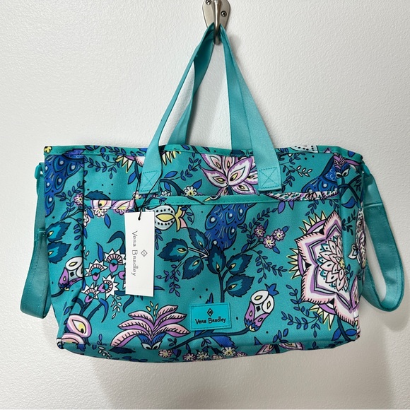 Vera Bradley Handbags - NWT Vera Bradley Lighten Up Everything Organizer Bag Peacock Garden Paisley Blue
